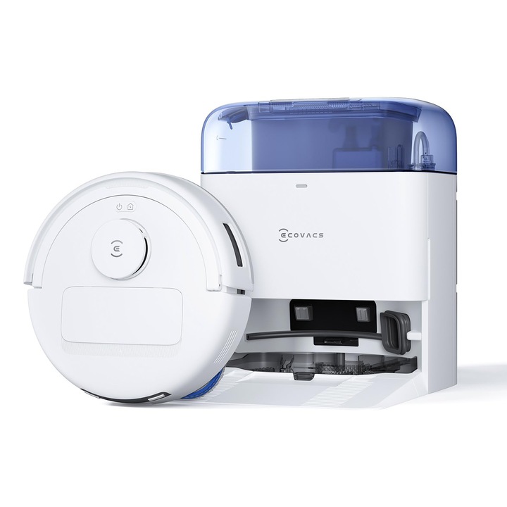 Ecovacs Deebot Mini Robotporszívó, 9.000 Pa szívóerő, Felmosó, Kék
