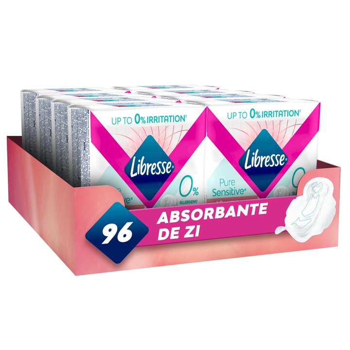 Абсорбенти Libresse Pure Sensitive Ultra, 96 броя
