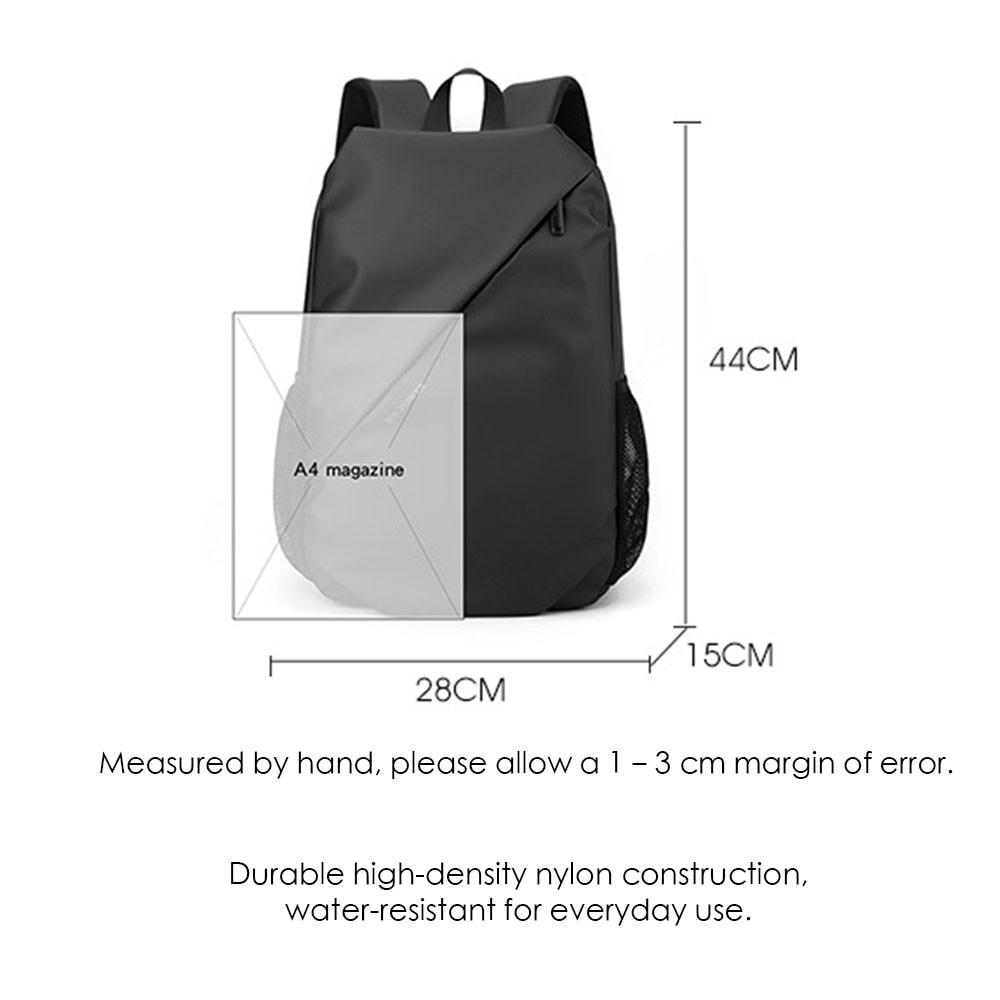 Rucsac pentru laptop – Geanta zilnica eleganta cu compartiment pentru laptop, buzunare pentru sticla de apa si curele de compresie, verde masliniu