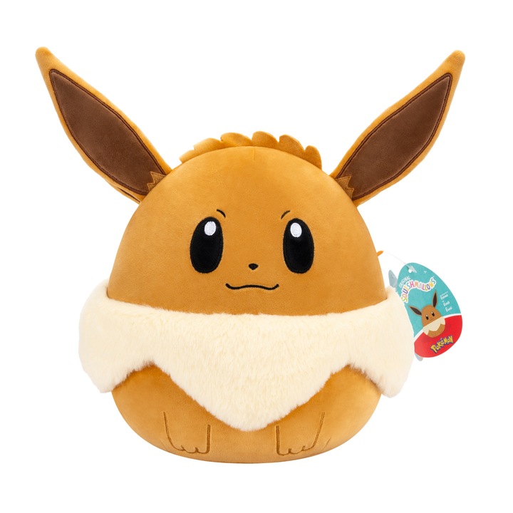 Jucarie de plus Squishmallows Pokemon - Eevee, 25 cm