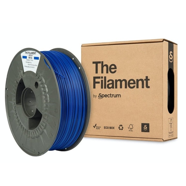 Az 1,75 mm-es Filament PETG Performance Blue 1 kg
