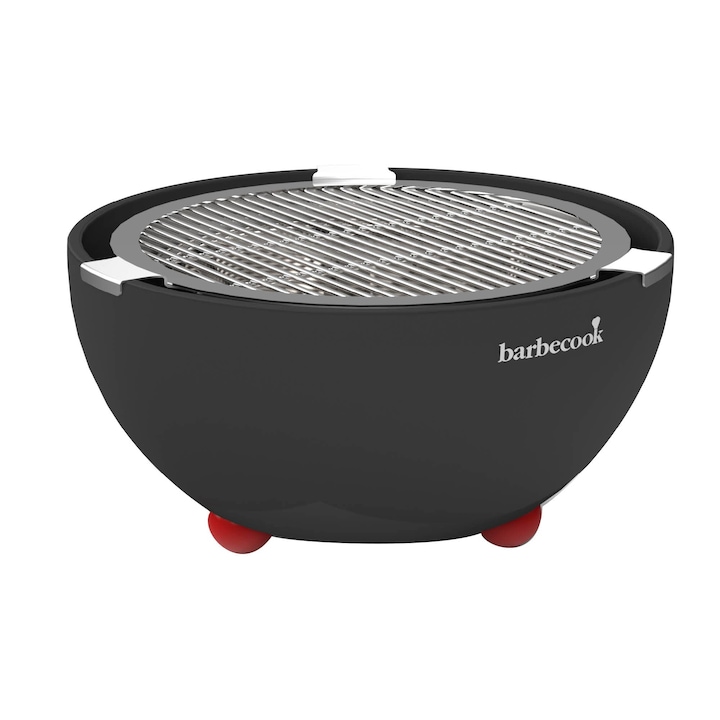 Barbecook Joya asztali faszenes grill, erkélyre alkalmas, kültéri kemping grillként, fekete