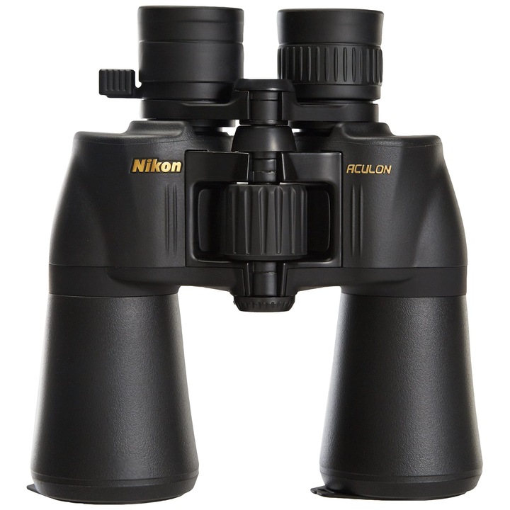 Бинокъл Nikon Aculon A211 10-22X50 с увеличение (от 10X до 22X, диаметър на предната леща 50 мм) черен