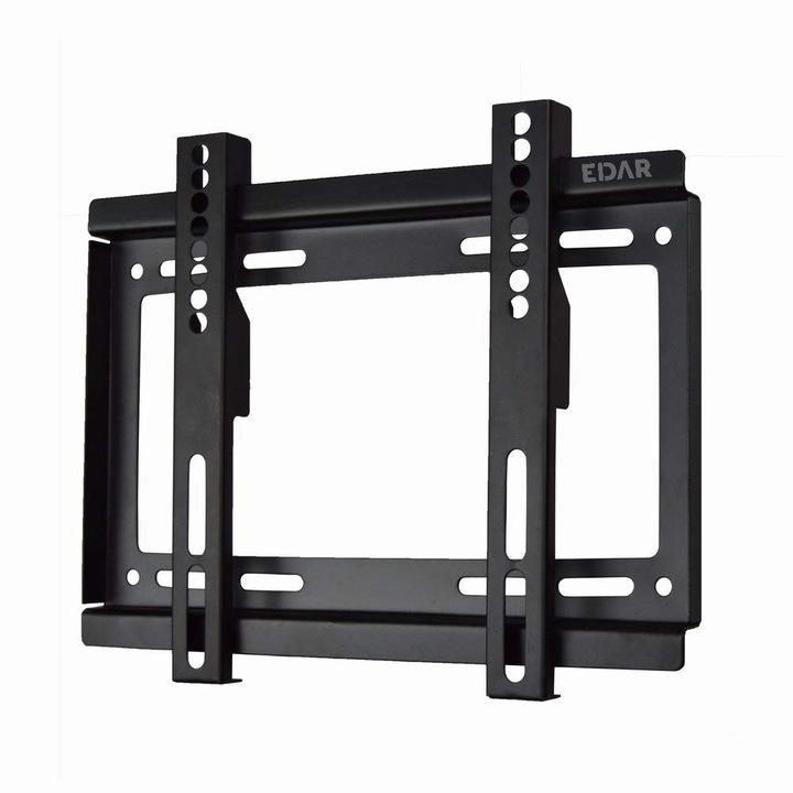 EDAR Állítható LCD TV tartó, 14–42 hüvelykig kompatibilis, 25 kg teherbírás, Telepítőkészlet mellékelve, Fekete színű