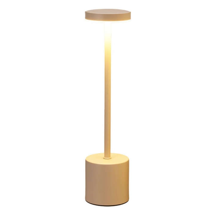 Lampa de birou LED cu baterie reincarcabila, metal, 34 cm