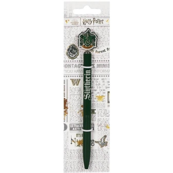 Pix metalic Slytherin, Half Moon Bay, verde, design elegant