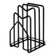 Suport Tocatoare Metalic Elindor® Organizator Compact si Elegant pentru Bucatarie, Baza Antiderapanta, Ideal pentru Tocatoare, Capace Oale si Tigai, Ustensile Bucatarie, Carti, 12.5 × 14.5 × 21.5 cm, Negru