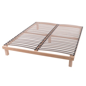 Somiera lemn masiv de fag stratificat cu picioare 200x140 Somiera lemn masiv de fag stratificat cu picioare 200x140