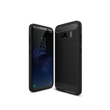 Husa Forcell Carbon Pro Anti-shock Samsung S8 Plus G955f Black Husa Forcell Carbon Pro Anti-shock Samsung S8 Plus G955f Black
