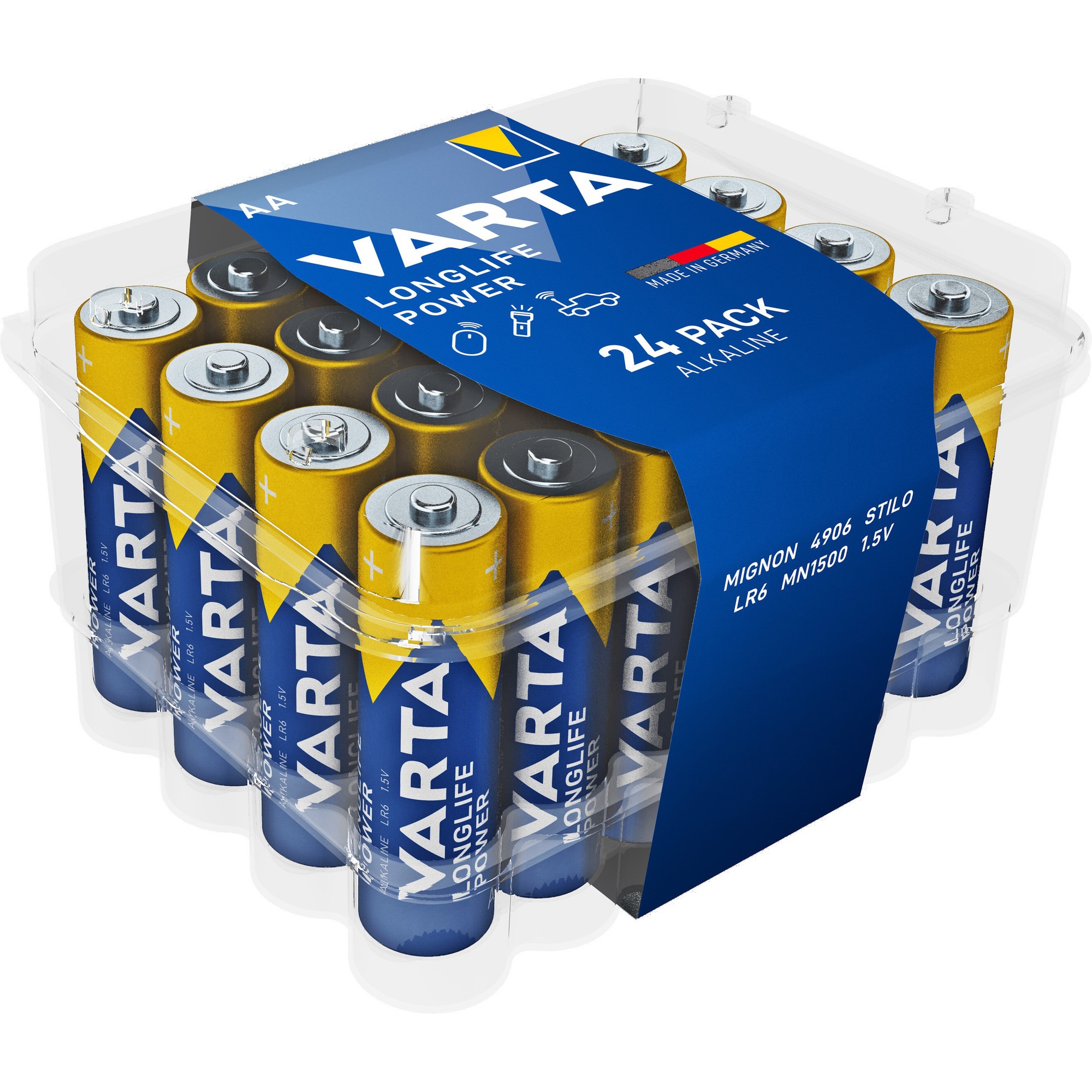 Baterii Varta Longlife Power AA, 24 buc