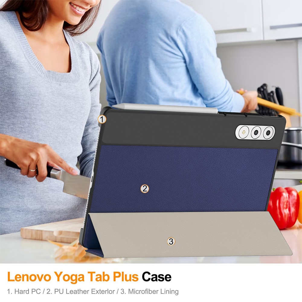 Husa pentru Lenovo Yoga Tab Plus 12.7 inch, Albastru