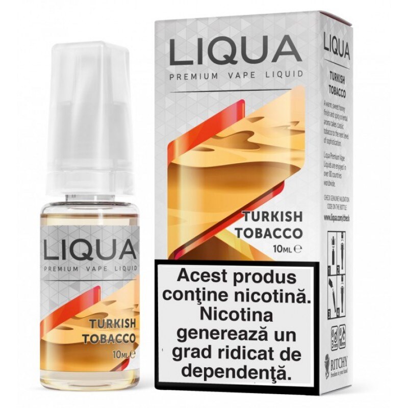 Lichid pentru Tigara Electronica Liqua Elements, 30ml, Turkish Tobacco, 0mg/ml