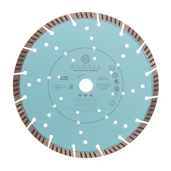 Disc diamantat NORDIA Standard Tornado, 230 x 22.23 x 2.6 x 10 mm, 16 segmenti, pentru polizor unghiular Disc diamantat NORDIA Standard Tornado, 230 x 22.23 x 2.6 x 10 mm, 16 segmenti, pentru polizor unghiular