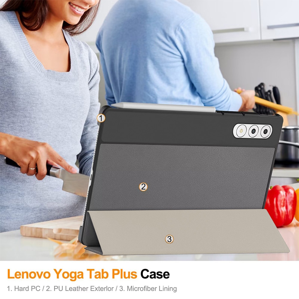 Husa pentru Lenovo Yoga Tab Plus 12.7 inch, Gri