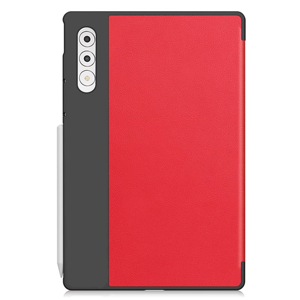 Husa tableta, DDOLI, pentru Lenovo Yoga Tab Plus 12.7 inch, inchidere magnetica, rosu