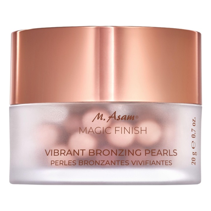 Perle bronzante M. Asam Magic Finish, 20g, trei niveluri de bronz, bronz
