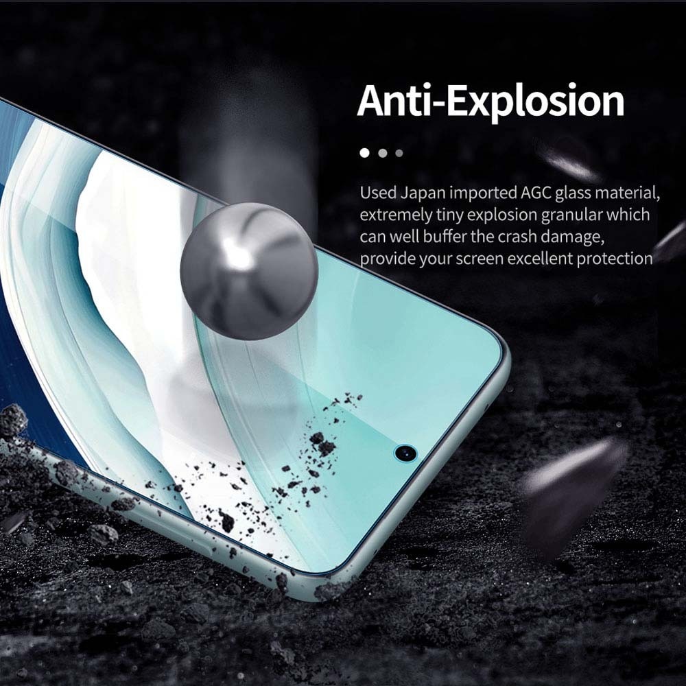 Folie Sticla Securizata, Flippy, Pentru Huawei Pura 70, Full Glue, Margini Negre, Transparent