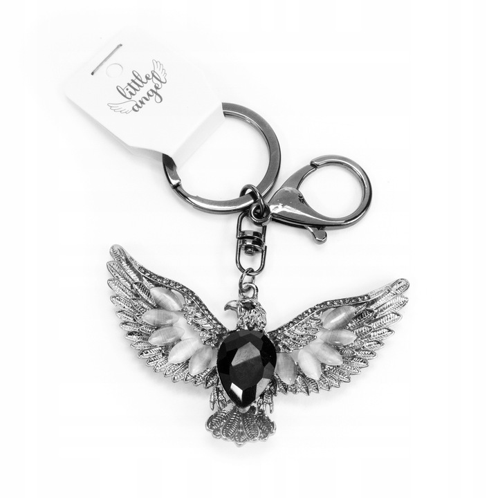 Breloc, Little Angel, B1255, Vultur, Negru, brelocuri cadou