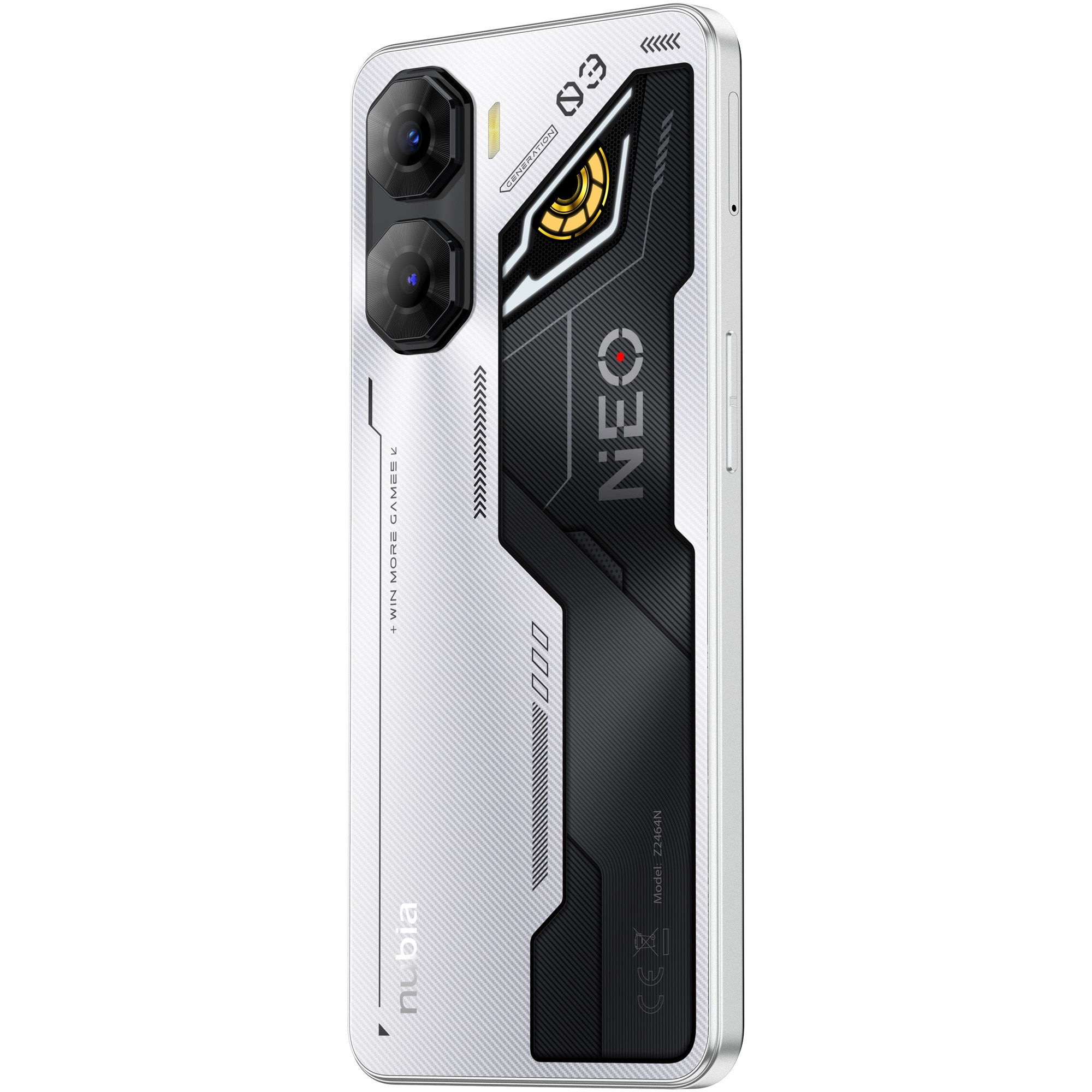 Telefon mobil ZTE nubia NEO 3, Dual SIM, 8GB, 256GB, 5G, Cyber Silver