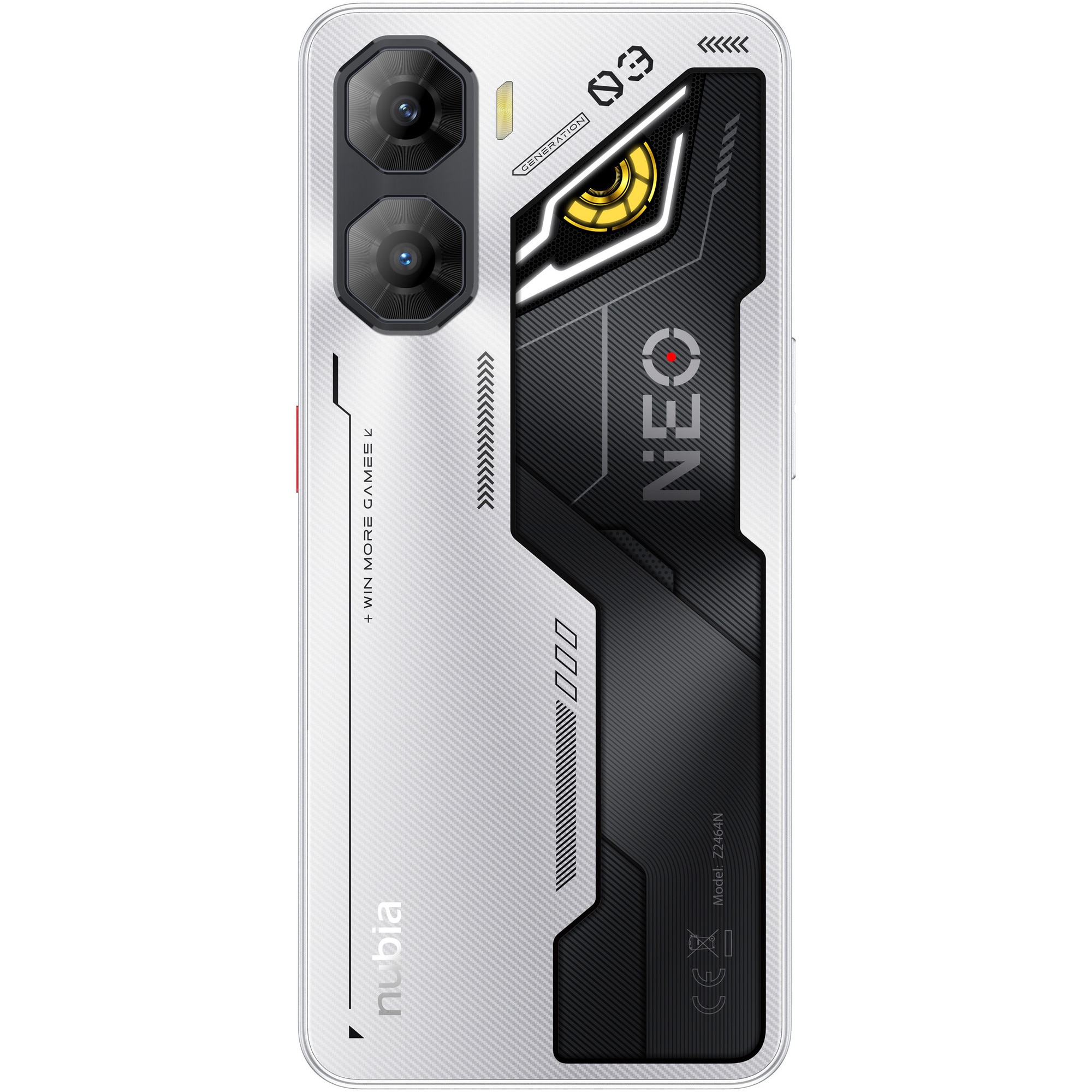 Telefon mobil ZTE nubia NEO 3, Dual SIM, 8GB, 256GB, 5G, Cyber Silver