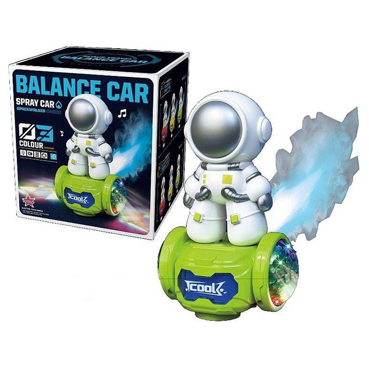 Робот астронавт с космически кораб ADAR, 21x12x11см, със светлини, на батерии