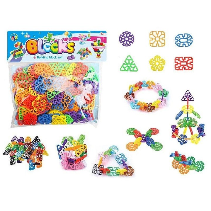 Set de constructie ADAR, forme diverse, 23x21x3.5cm, PVC/H