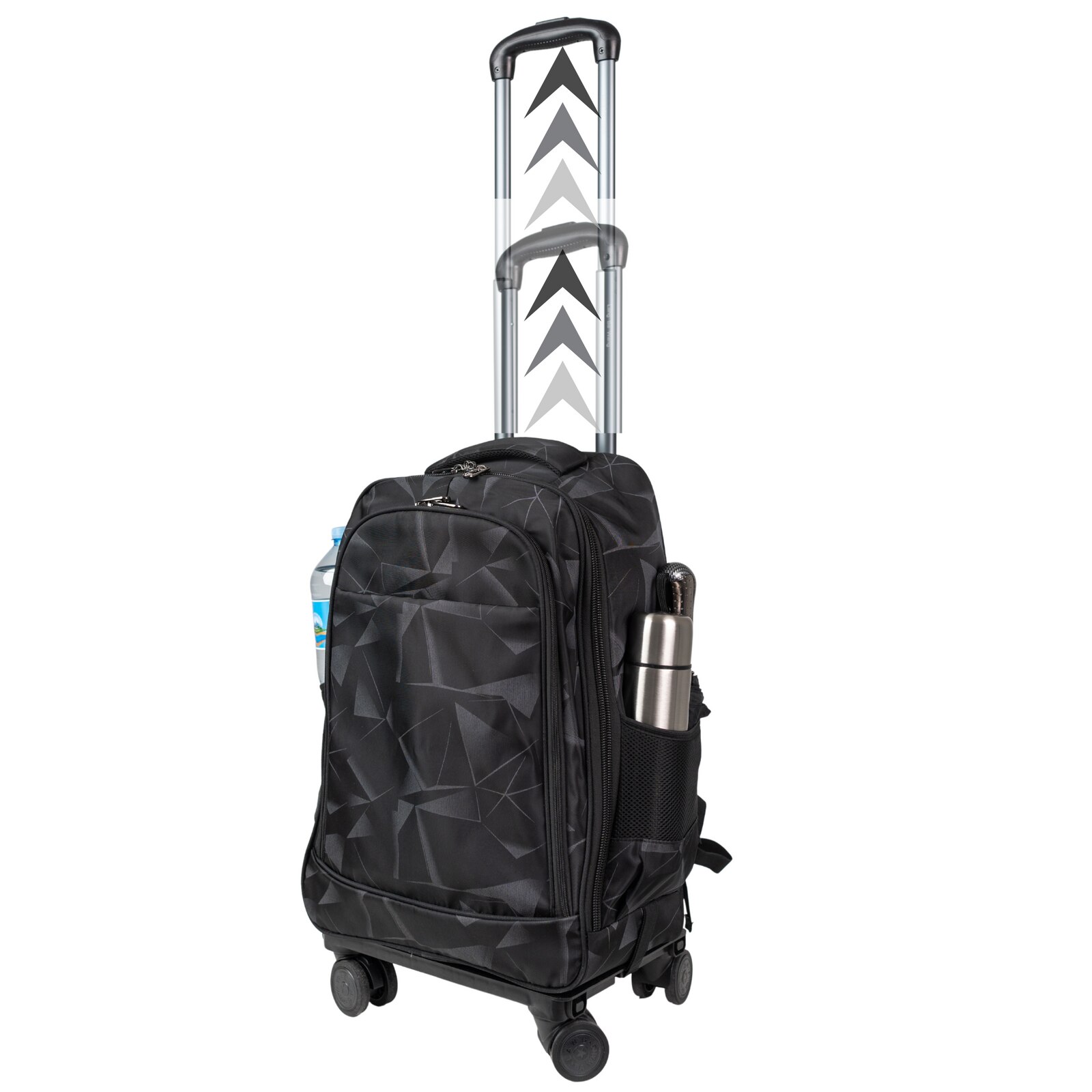 Rucsac scolar cu roti VIO oxford ergonomic, 58cm, compartiment laptop, 20626