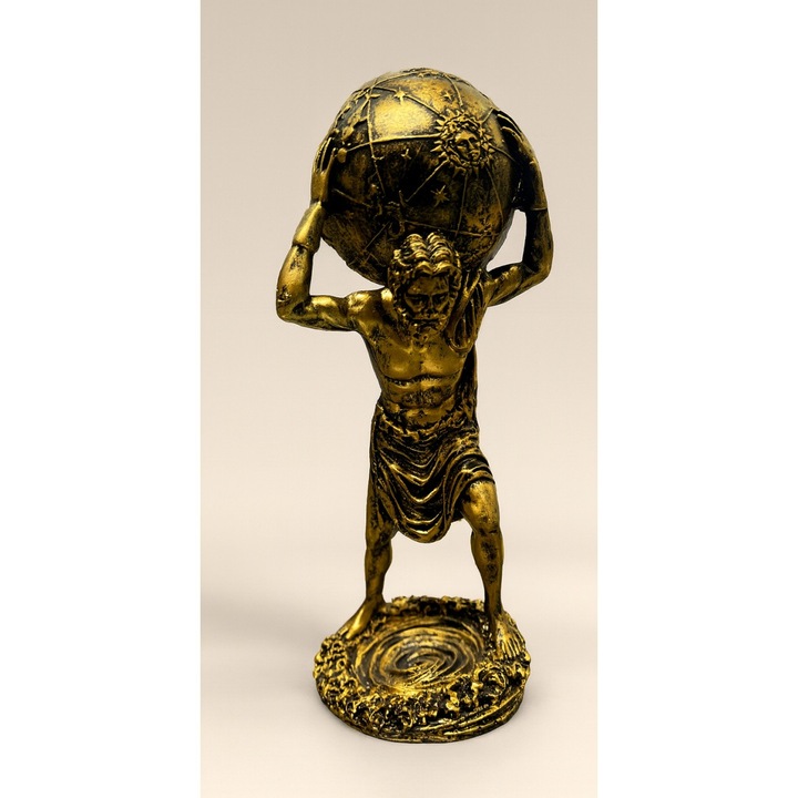 Statuetă Magic Time Argos, 27x11cm, rasină finisată, decorativă