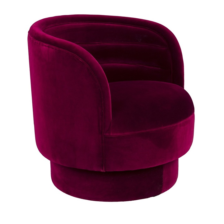 Fotoliu rosu din bumbac Dorothy Dutchbone