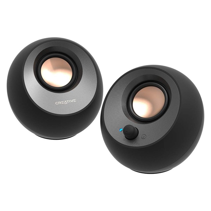 PC hangszórók Creative Pebble V3 Bluetooth 5.0, 8W RMS, fekete