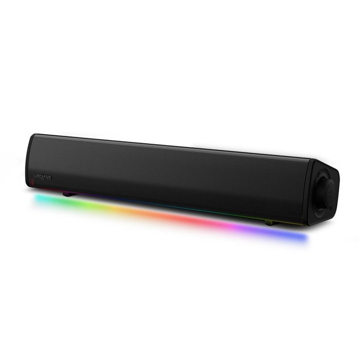 Soundbar PC Creative Sound Blaster Gs3, RGB, Bluetooth 5.4, 2.0