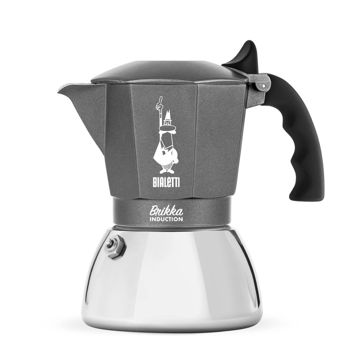Kávéfőző Bialetti Brikka, 4 csésze, 170ml, ezüst