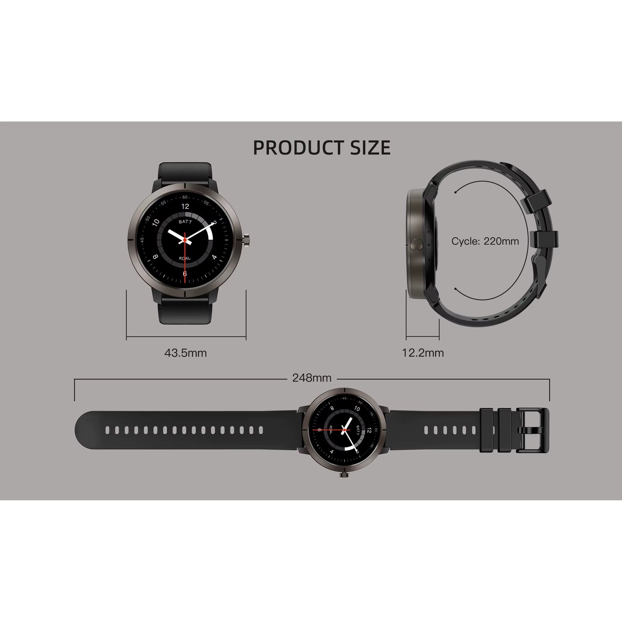 Inot Moduri Ceas Smartwatch Barbati DM76, Sport si Inot, Apeluri Bluetooth ...