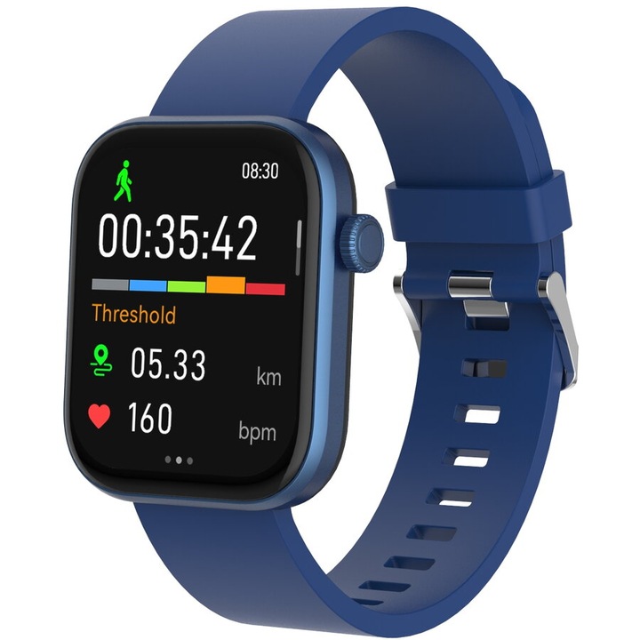 Ceas inteligent DENVER SWC-185 AMOLED 1.85" 390x450p Albastru