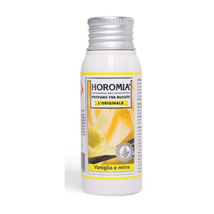 Parfüm ruhatisztításhoz, Horomia, Vanília és Mirha, 50 ml, folyékony, nedves ruhákhoz