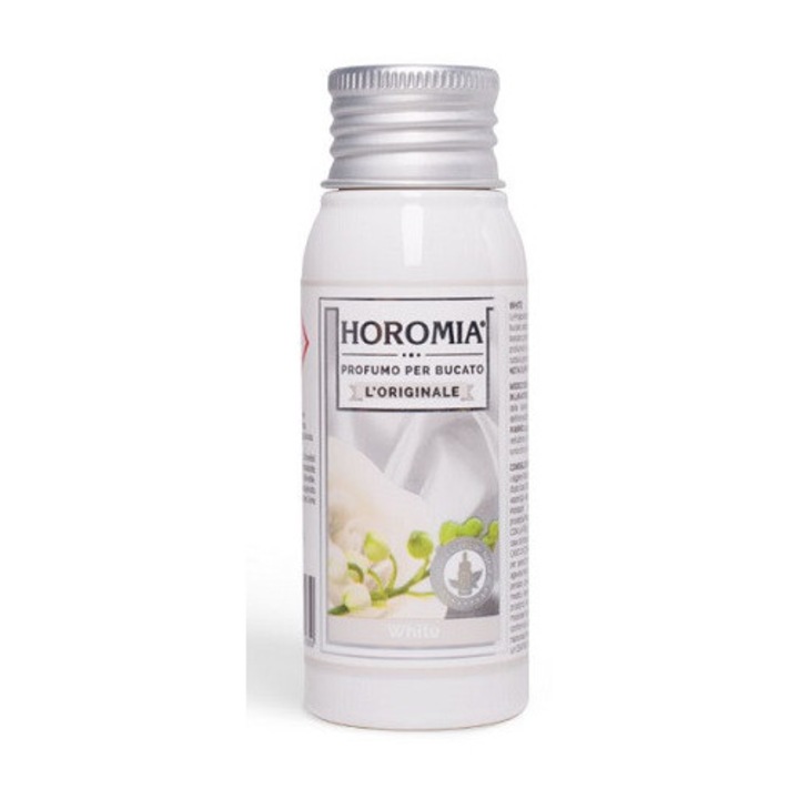 Horomia öblítő, 50 ml, White illat, folyékony, megkönnyíti a vasalást