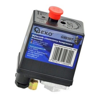 Presostat pentru compresoare Geko G80307, 12 Bar Presostat pentru compresoare Geko G80307, 12 Bar