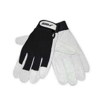 Manusi de protectie din piele de porc pe palme, Dedra negru, marimea XL Manusi de protectie din piele de porc pe palme, Dedra negru, marimea XL