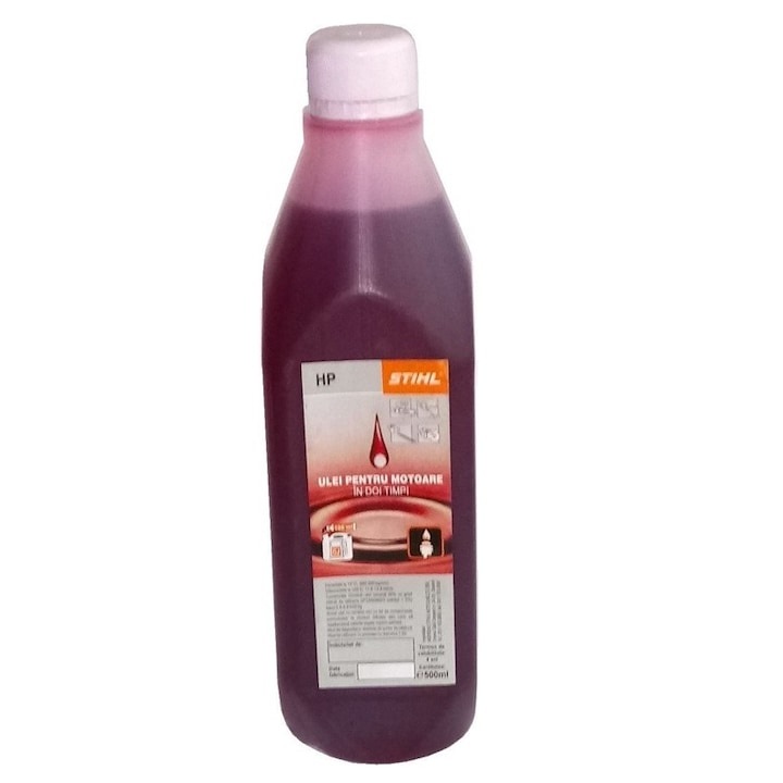 Ulei amestec STIHL, 500ml, pentru motocoasa, drujba, motoare in 2 timpi, 1:50, premium
