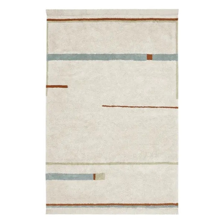 Covor pentru copii multicolor din bumbac 90x130 cm Bloom Lorena Canals