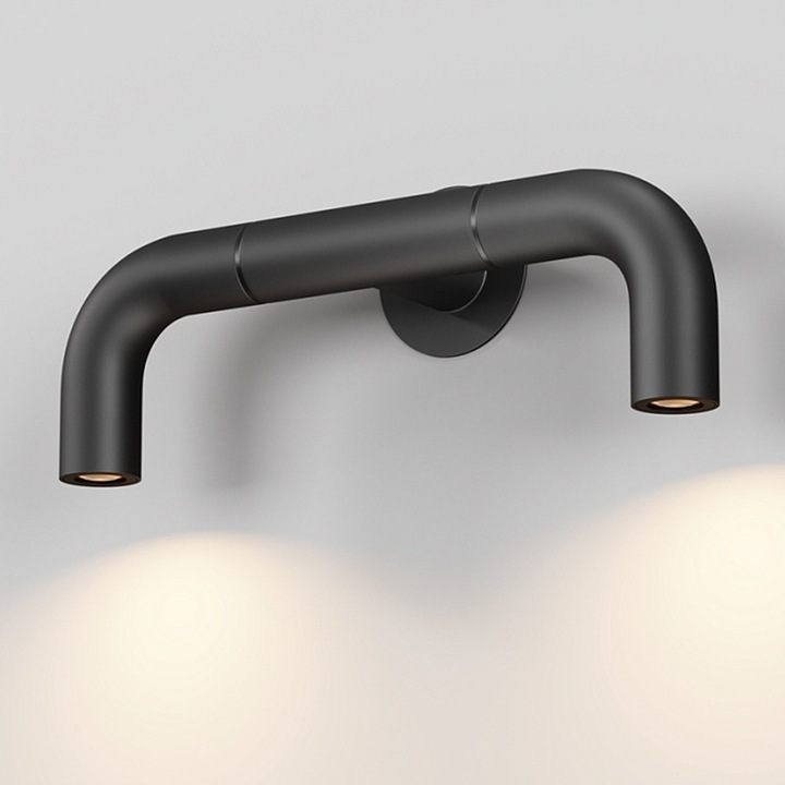 Aplica pentru exterior gri grafit din metal cu LED Sleek Double Maytoni