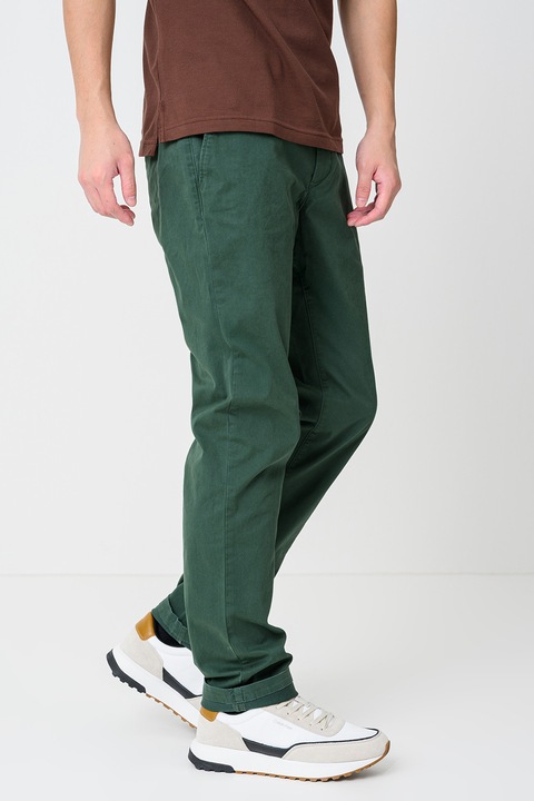 Tommy Hilfiger, Pantaloni chino drepti Denton, Verde englez