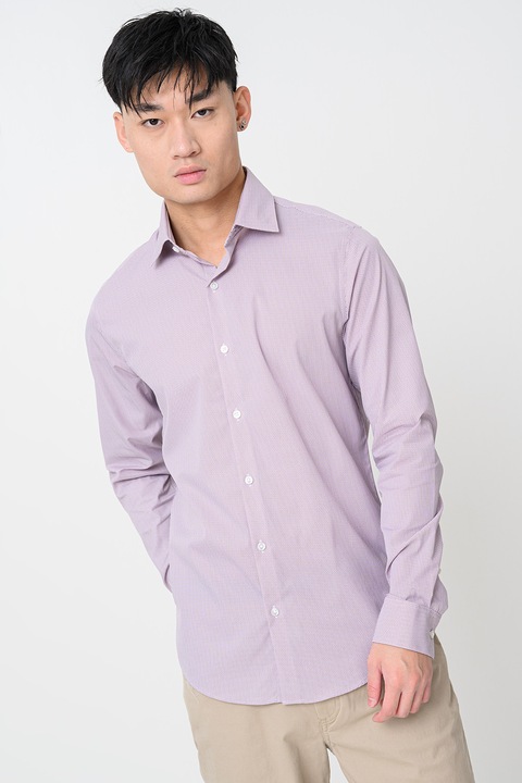 CALVIN KLEIN, Normál fazonú ing, Halványlila