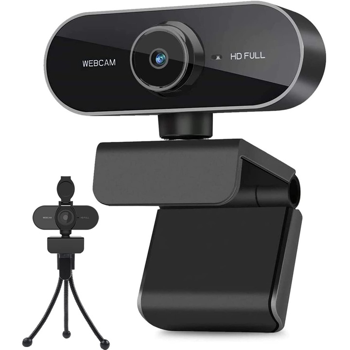 BENEWY 1080P webkamera mikrofonnal, állvánnyal, USB