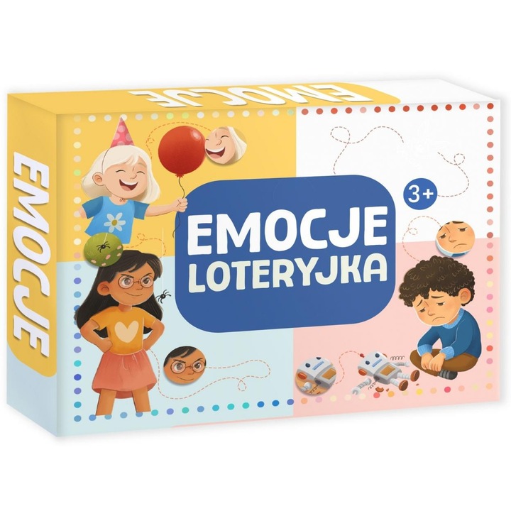 Joc educativ KANGUR Lottó Érzelmek, empátiafejlesztés, 2-4 játékos