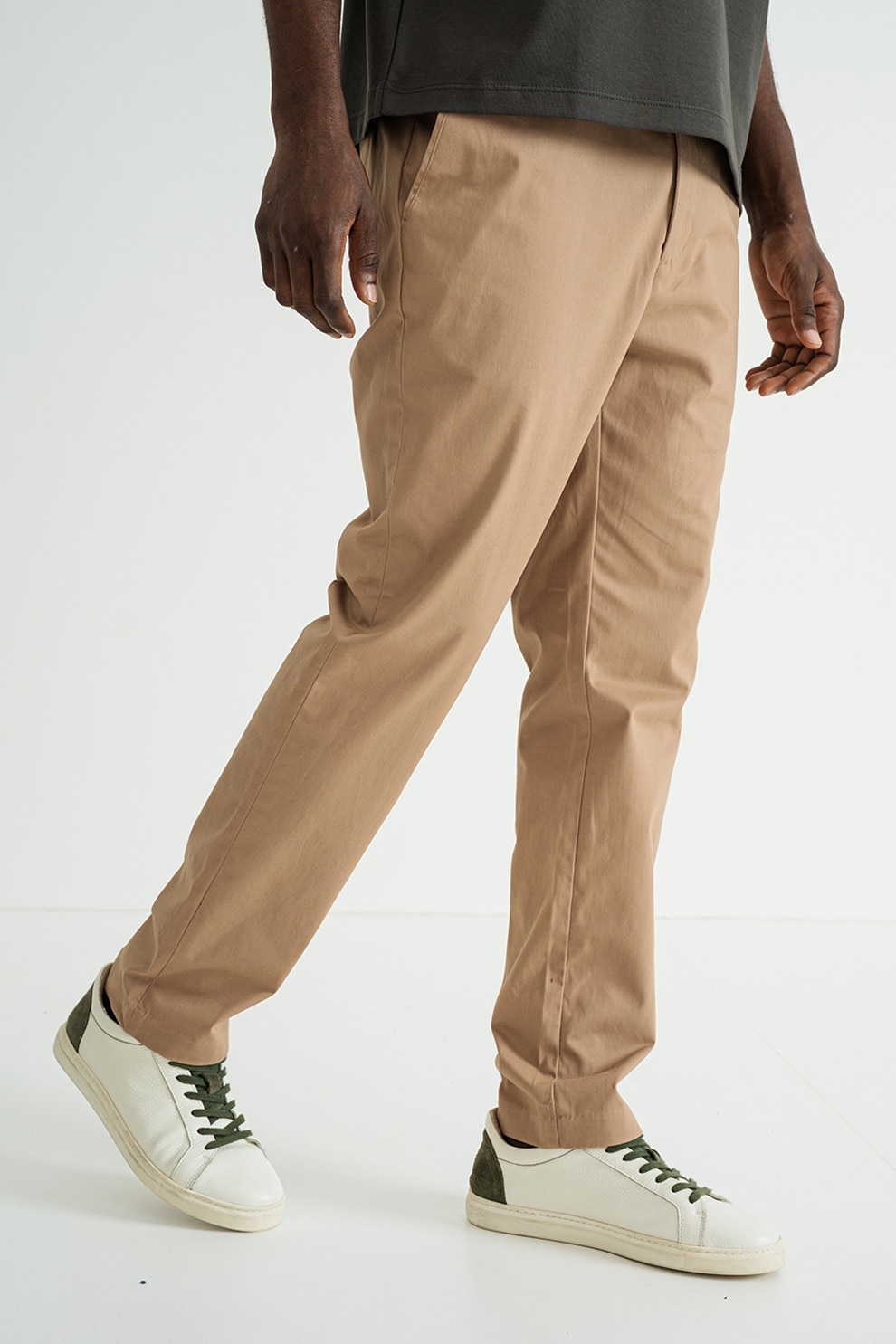 CALVIN KLEIN, Pantaloni chino slim fit, Caramel, W34-L32