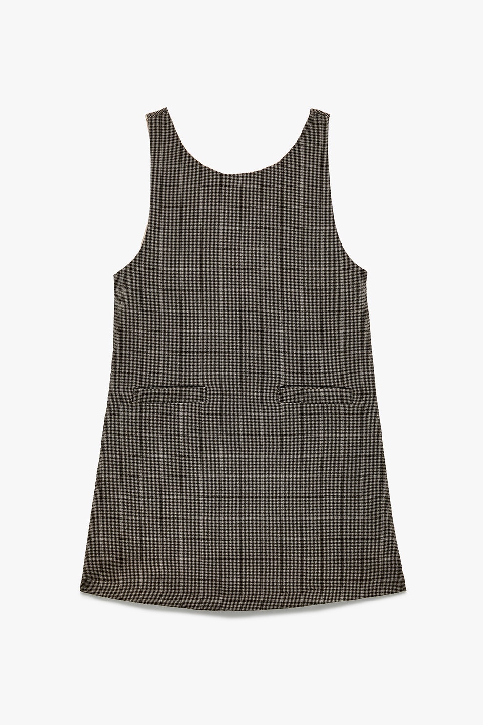 KOTON, Rochie cu fermoar, fara maneci, Gri inchis, 158-164 CM