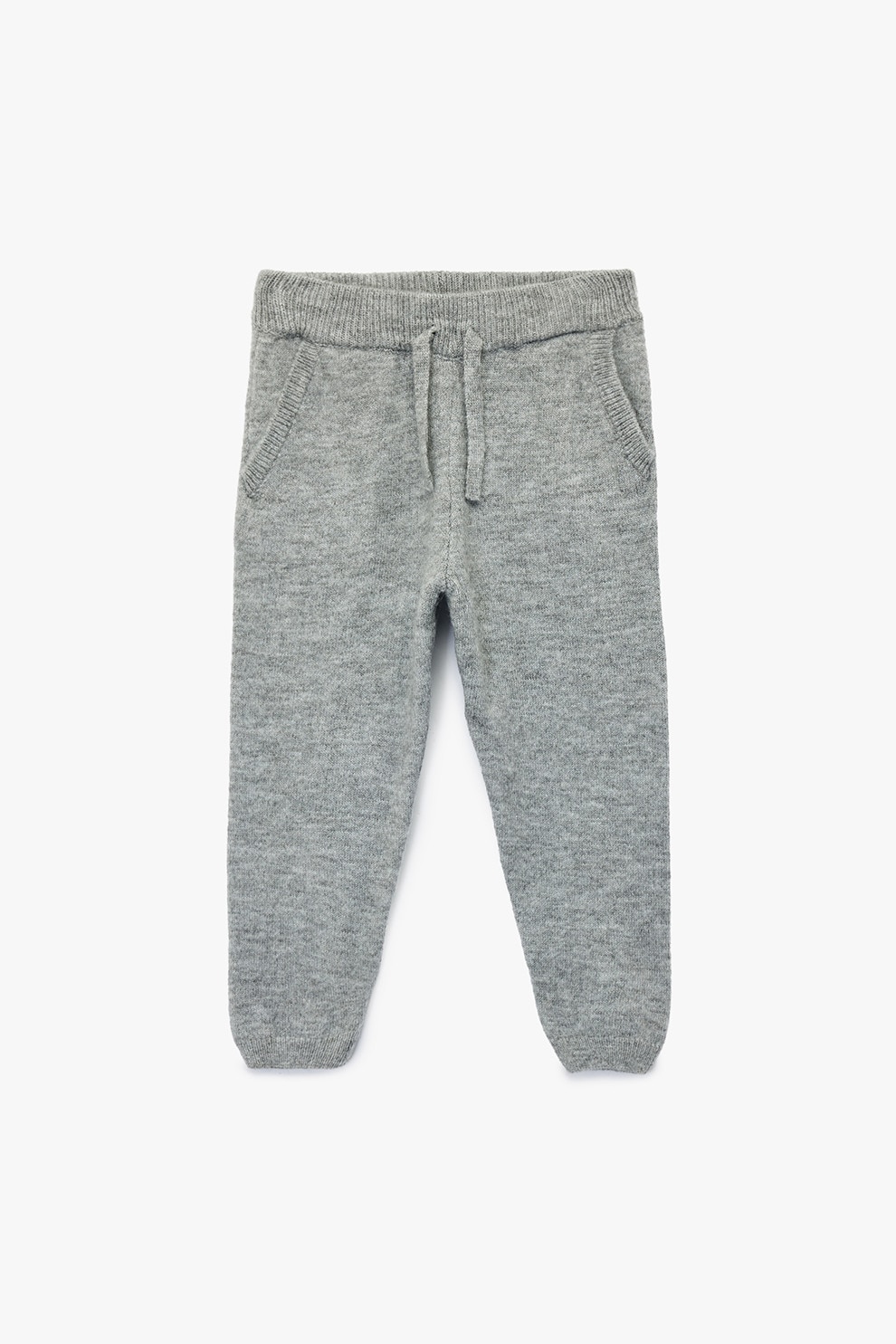 KOTON, Pantaloni de trening din tricot cu buzunare oblice, Gri, 92-98 CM