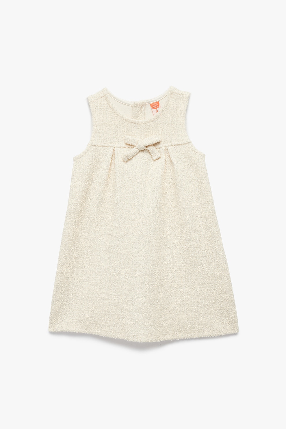 KOTON, Rochie scurta cu decolteu rotund, Bej, 92-98 CM