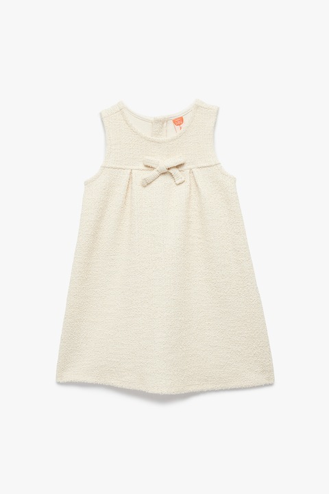 KOTON, Rochie scurta cu decolteu rotund, Bej